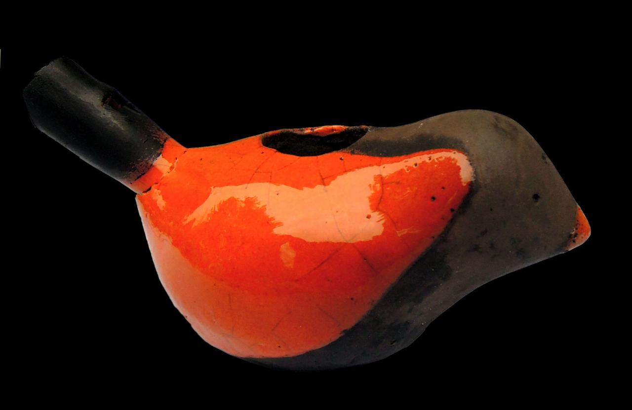 Oiseau Traditionnel Orange